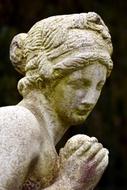 Stone girl Sculpture Statue