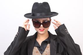 woman in male style