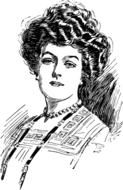 vintage portrait of a nineteenth century woman