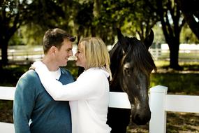 Engagement Couple with Love