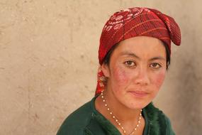 Woman with Rural Scarf
