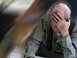 man in dementia