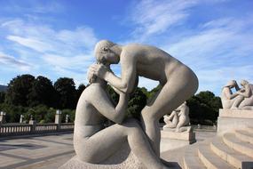 sculptures of men and women in Oslo