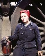 Vintage Factory Worker