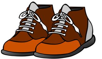 brown shoes as an illustration
