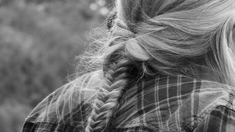 blonde Fish Tail braid