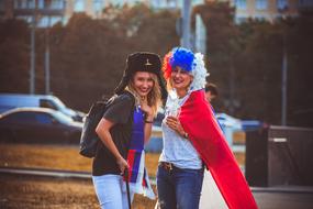 Russian girls at Worldcup2018