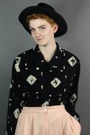 Female Model hat