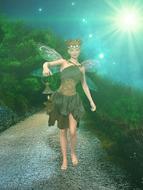 fairy tale in a mystical atmosphere
