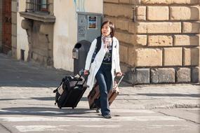 Asian Tourist on Street