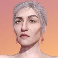 Woman Older Face Old