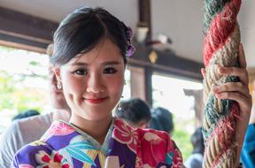 Japan Woman Kimono