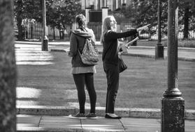 Lost Women on street