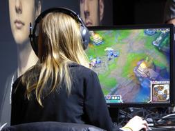 The Player Playing Woman