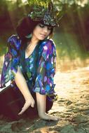 Woman Cheerful Girl