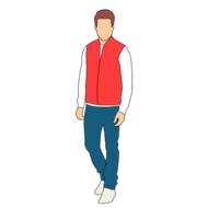 man casual standing style fashion