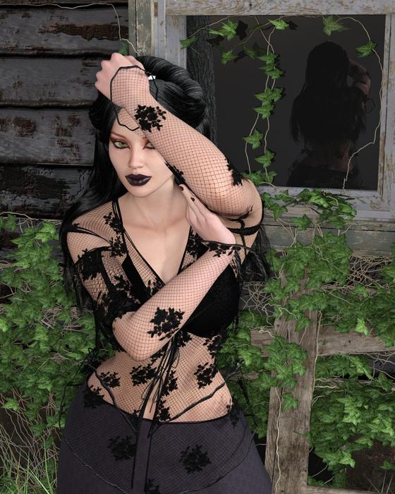 dark goth girl