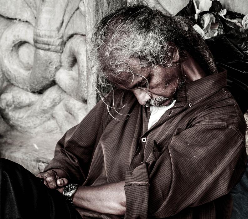 Old Man homless