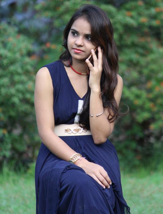 Summer garden girl