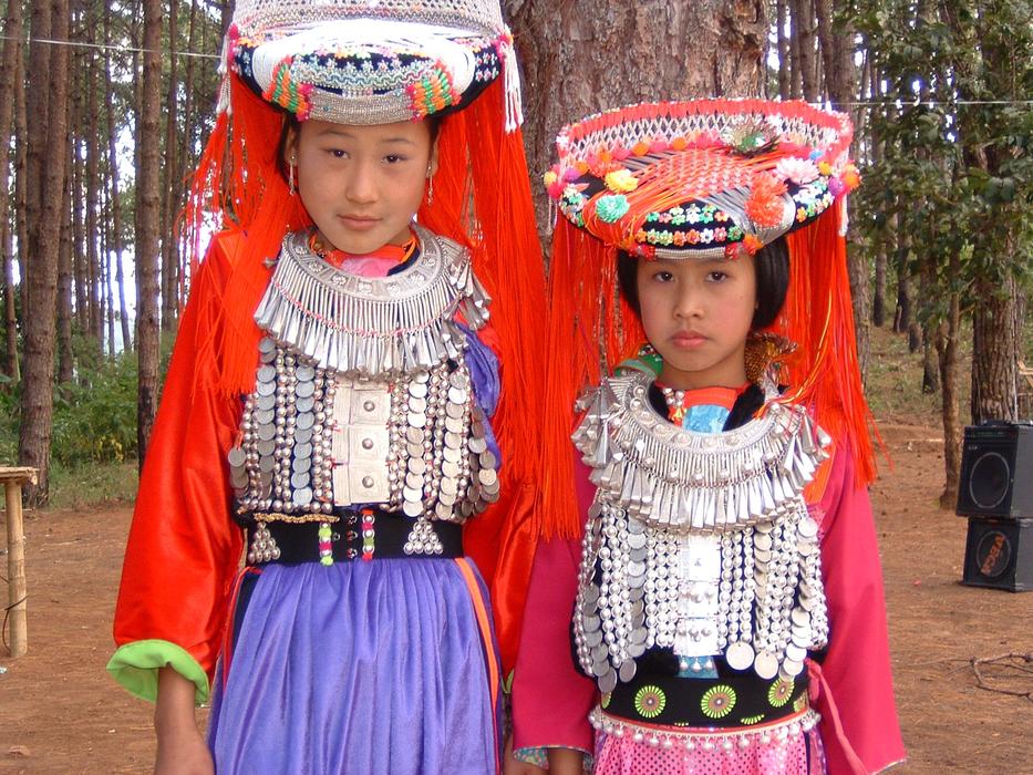 Tribal People at asia Nature