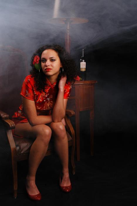Young Woman Beauty Mysterious