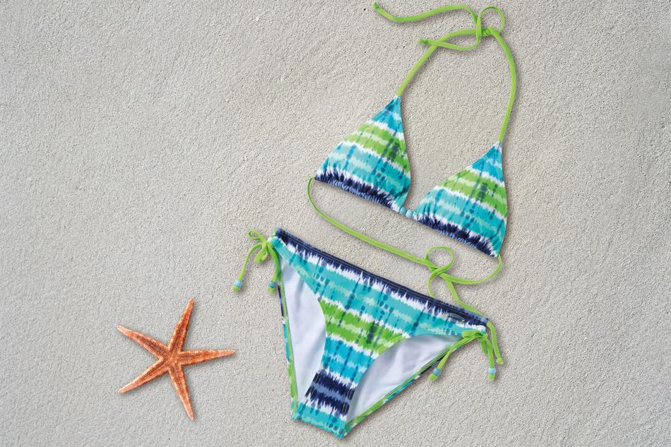 bikini on the sand
