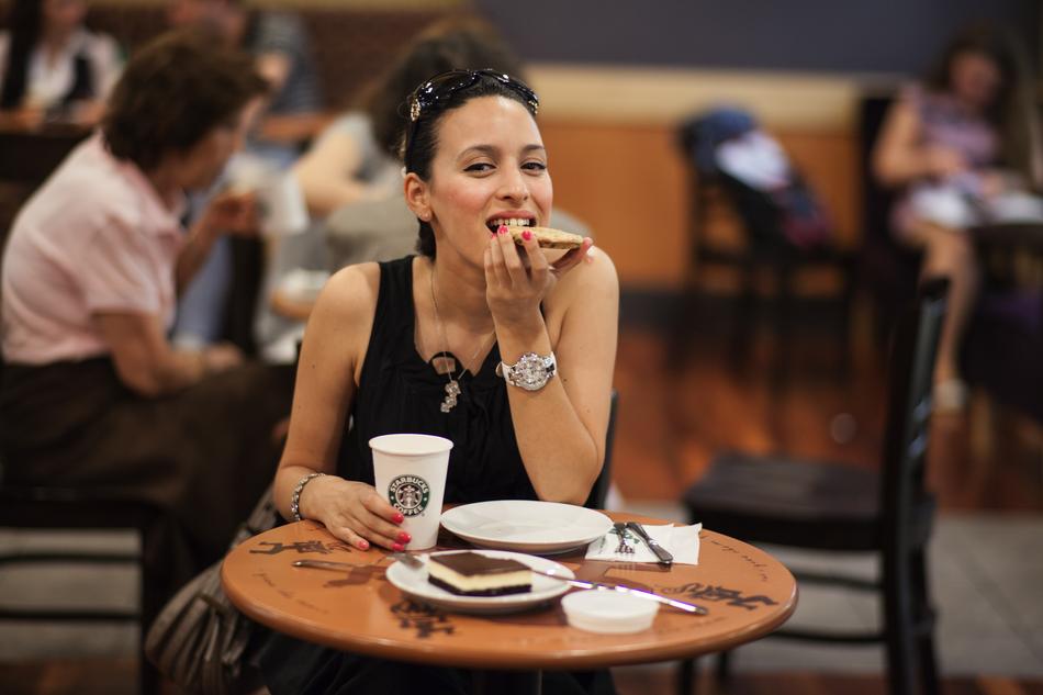 Woman Model Food