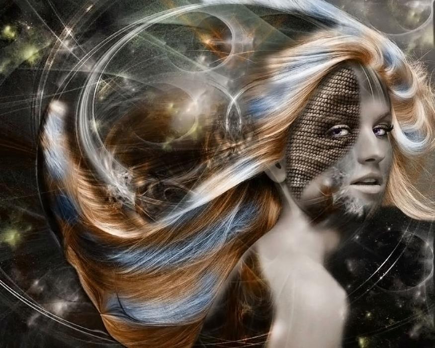 galaxy universe astronomy woman