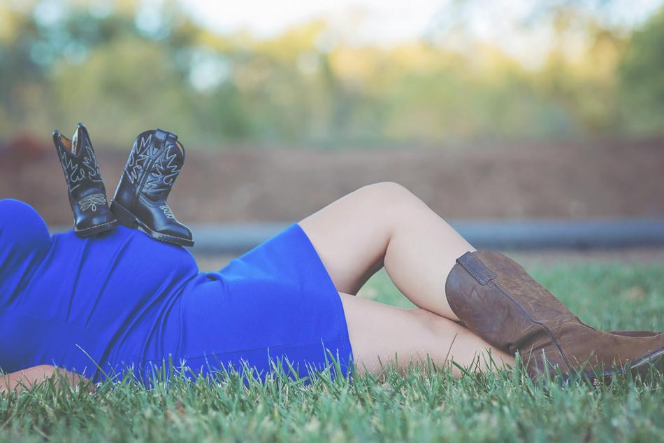 Cowboy Boots Expecting mom
