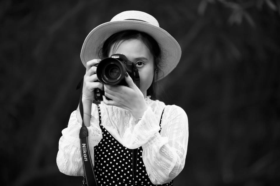 Photographer Hat Girl