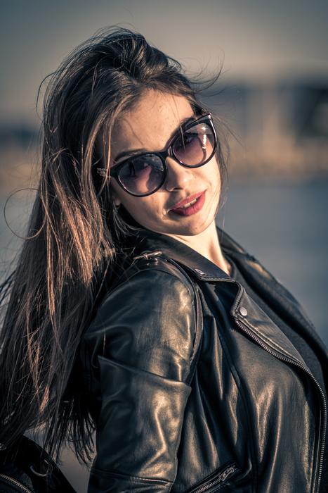 Portrait Beautiful Young