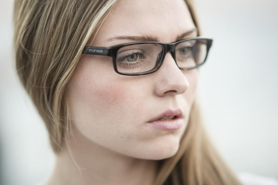 Eyewear on Model Woman