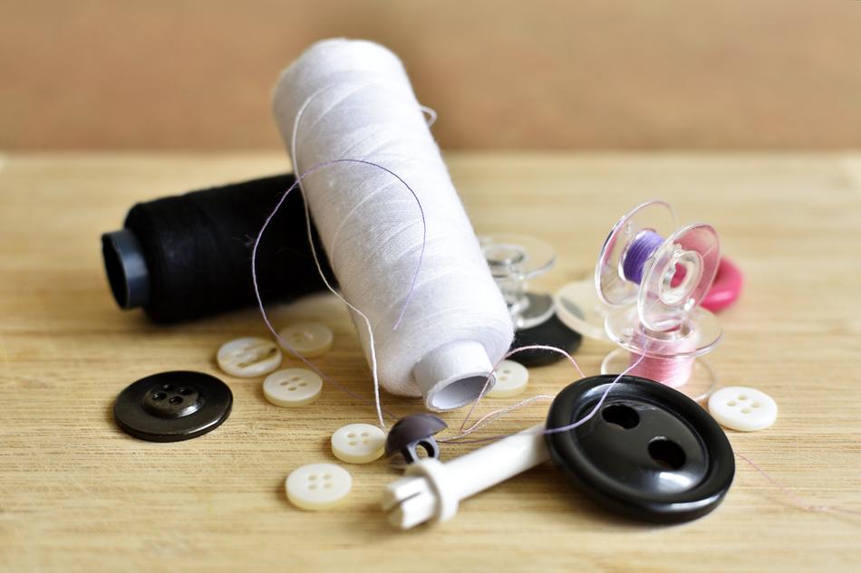 Yarn Button Needlework
