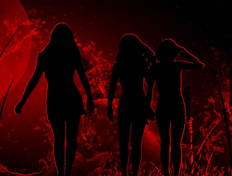 three women in the hell