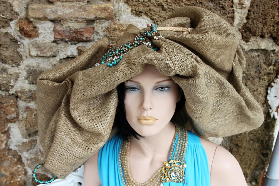 mannequin in creative fashion hat