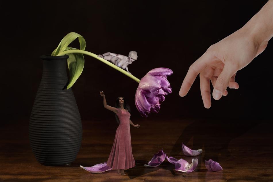 Flower Vase fantasy art