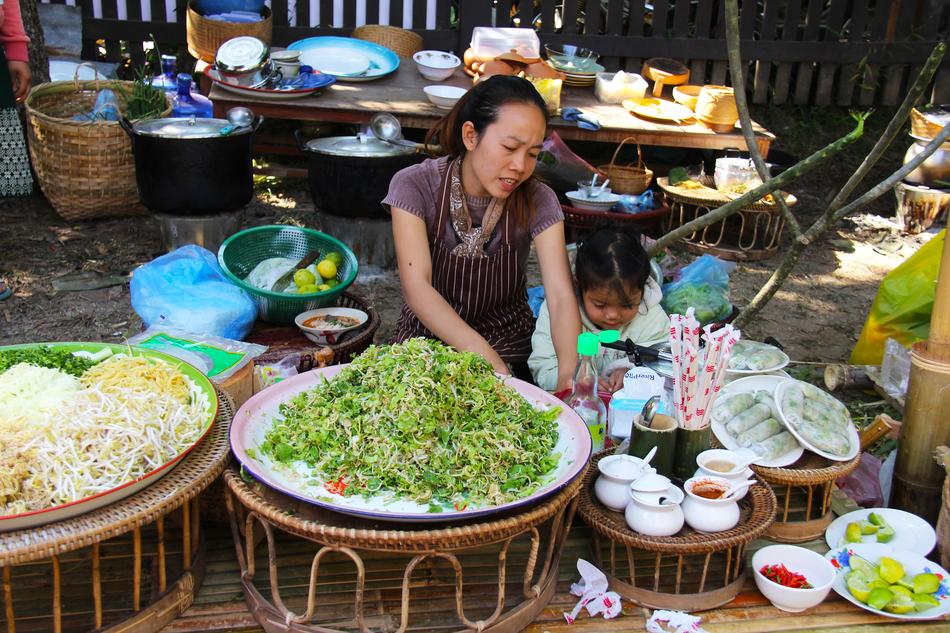 Authentic Vegetables Food