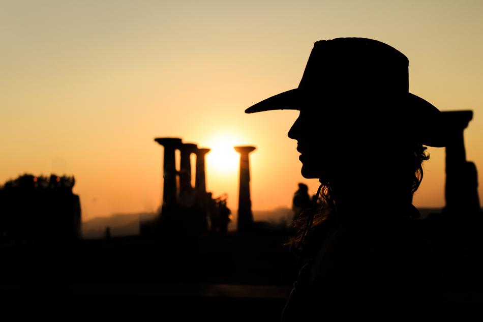 Silhouette Sunset Solar