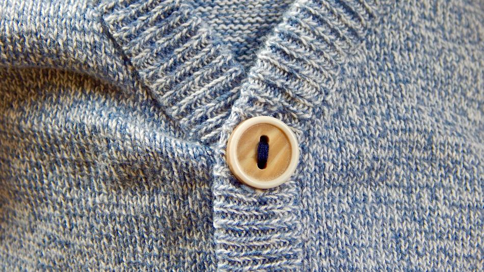 Cotton Texture Button