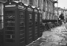 street telephone boxes