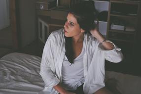 Bed Female Person
