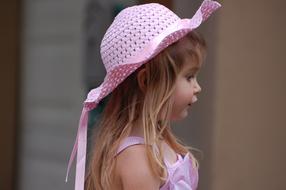 Girl Pink Hat