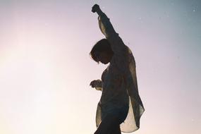 Girl Female in clothing silhouette