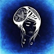 woman silhouette hair head