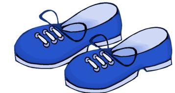 blue shoes kids footwear fashion