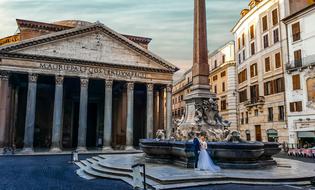 Rome Italy historic center