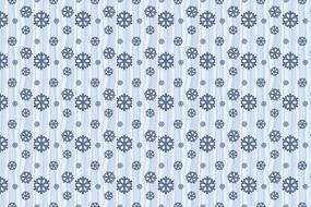 snowflake image on blue fabric