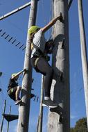 High Ropes Course Actors Man