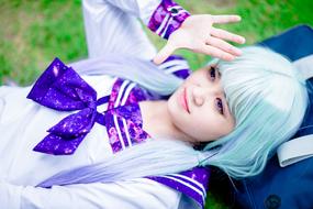 Portrait of blue Girl Seifufu