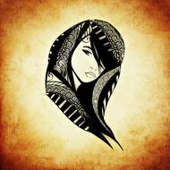 woman hair head abstract hairstyle